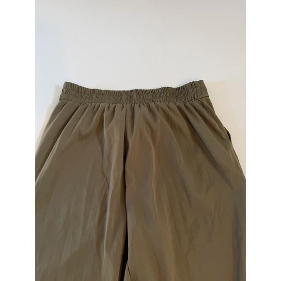 Max Studio Wide Leg Pull On Pants Womens XL Green Career Office Boho Chic - Picture 10 of 16